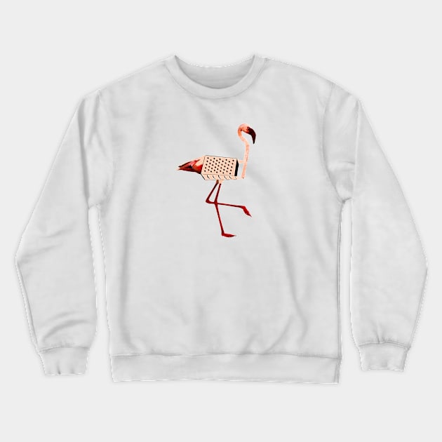 Grater Flamingo Crewneck Sweatshirt by Dominyknax